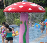 Εξοπλισμός πάρκων ψεκασμού παιδιών ομάδας μανιταριών, προσαρμοσμένη διακόσμηση φίμπεργκλας για το πάρκο νερού