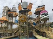 Ελκυστικό εξοπλισμό παιδικών χαρών Aqua Galle Pirate Theme Water House Για οικογένεια
