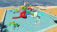 Εμπορικός εξοπλισμός νερού παιχνιδιού λιμνών φίμπεργκλας σχεδίου πάρκων νερού παιδιών