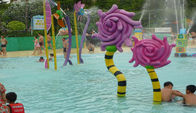 Τα παιδιά ποτίζουν τον ψεκασμό Lotus Seedpod παιχνιδιών λιμνών νερού εξοπλισμού πάρκων Aqua λουλουδιών Croal παιδικών χαρών