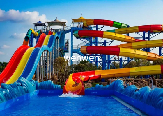 1 Rider Water Park Slide κατασκευασμένο με ανθεκτική υαλοπλαστική και φορτίο 1Rider/Slide