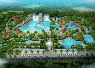 Προσαρμοσμένο σχέδιο πάρκων Aqua φωτογραφικών διαφανειών νερού φίμπεργκλας πάρκων νερού διασκέδασης