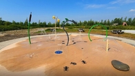 Πάρκο παφλασμών των γαλβανισμένων σωλήνων παιδιών νερού παιδιών παιδικών χαρών διαλογικών